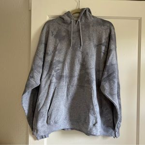 Hanes Gray Tie Dyed Hoodie